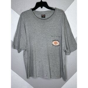 Harley-Davidson T Shirt Austin, Tx Cropped T-Shirt Men's Size 2XL